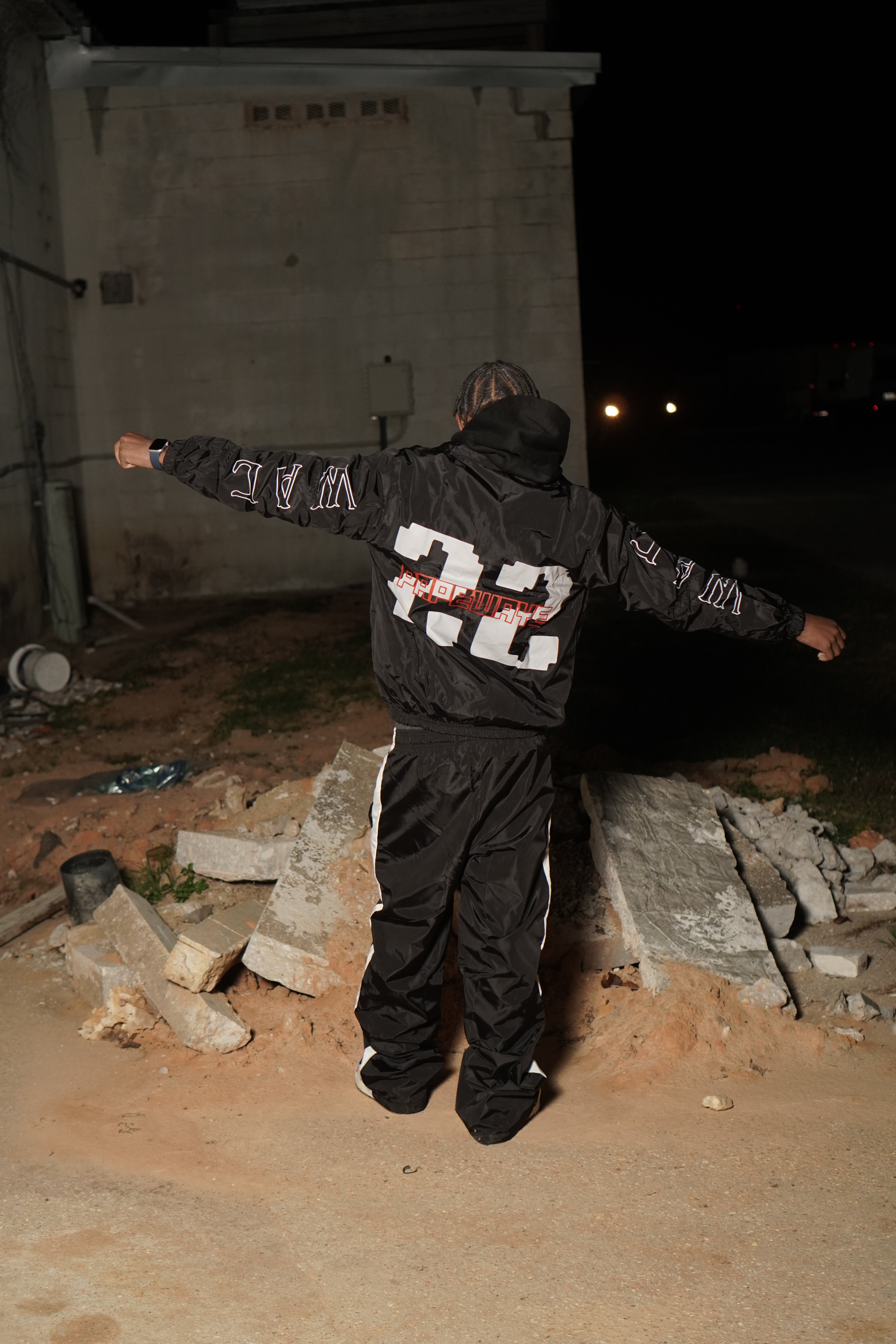 Racer 22 Windbreaker Set Blue